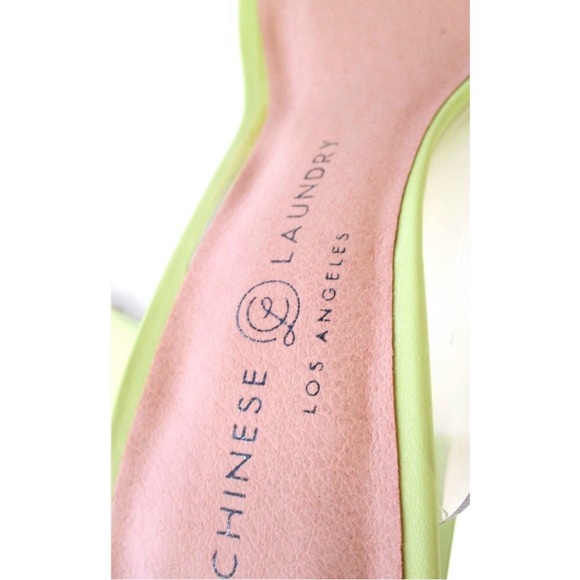 Chinese Laundry Lime Green Clear Strap Heels - Picture 6 of 8